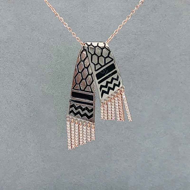 Palestinian Keffiyeh Necklace