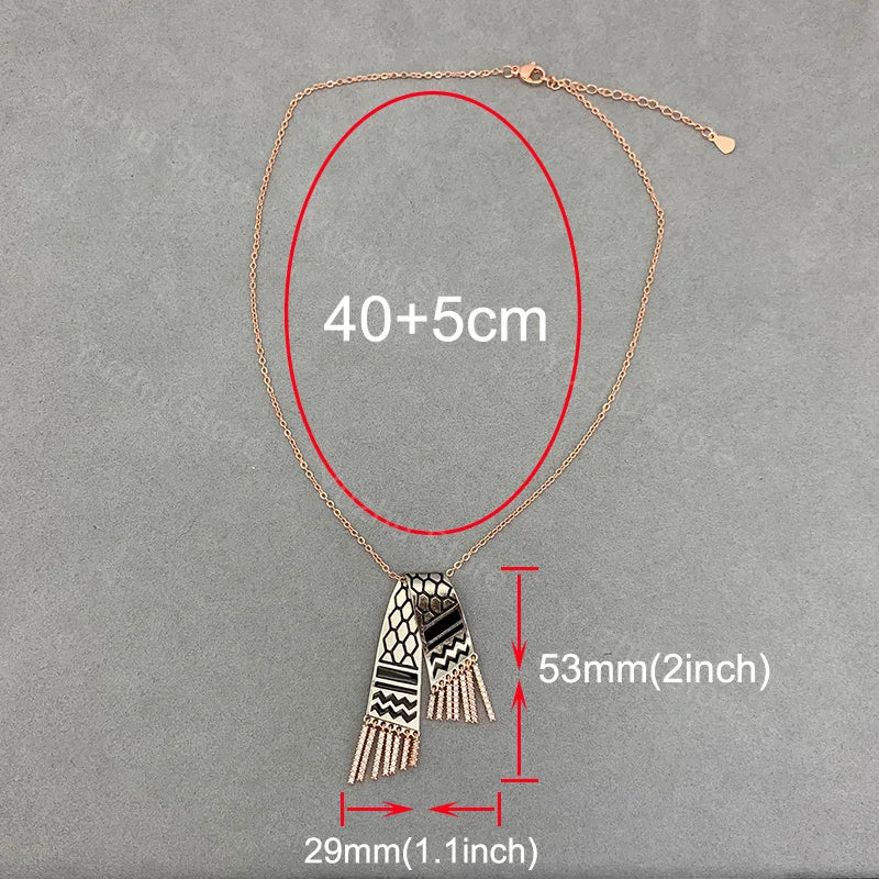 Palestinian Keffiyeh Necklace